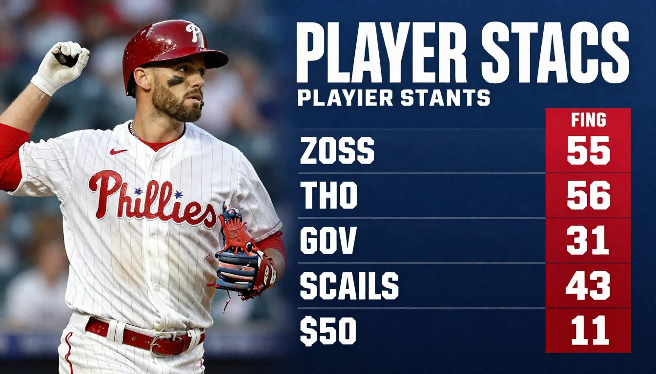 Phillies vs Atlanta Braves Match Player Stats