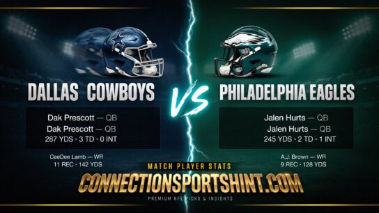 Dallas Cowboys vs Philadelphia Eagles Match Player Stats