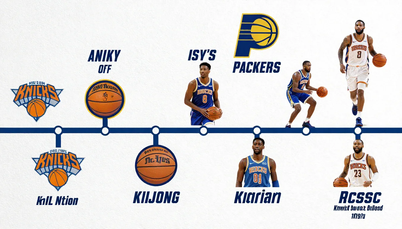 Knicks vs Pacers Timeline