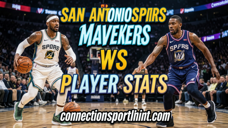 San Antonio Spurs vs Dallas Mavericks Match Player Stats in 2026