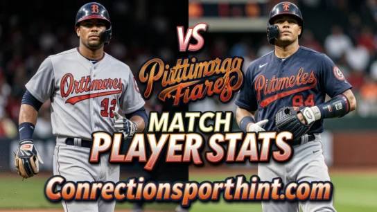 Baltimore Orioles vs Pittsburgh Pirates Match Player Stats