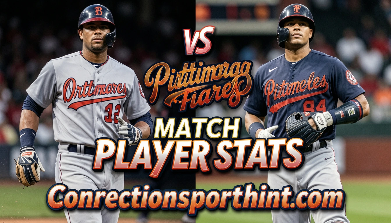 Baltimore Orioles vs Pittsburgh Pirates Match Player Stats