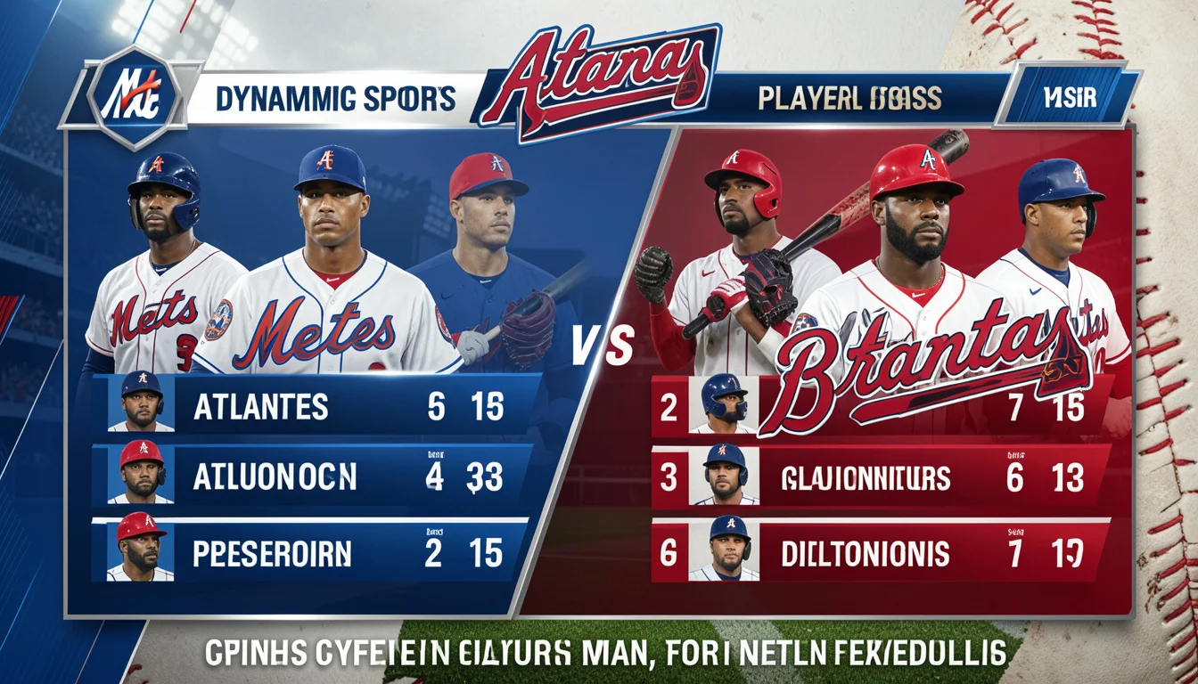 Mets vs Atlanta Braves Match Player Stats