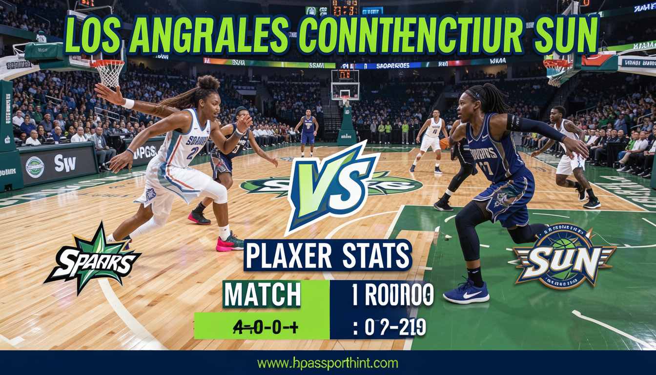 Los Angeles Sparks vs Connecticut Sun Match Player Stats