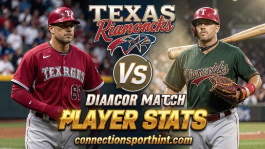 Texas Rangers vs Diamondbacks Match Player Stats