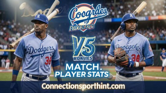 Dodgers vs Colorado Rockies Match Player Stats