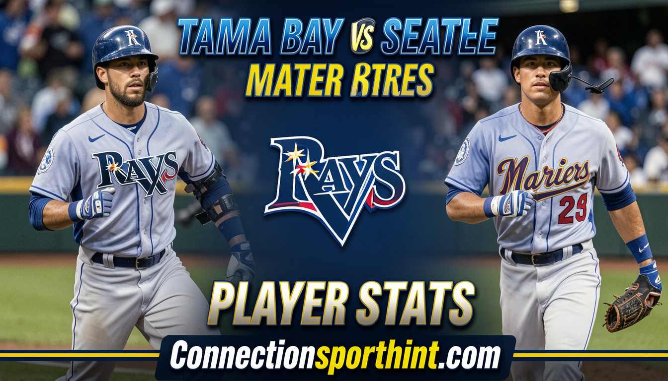 Tampa Bay Rays vs Seattle Mariners Match Player Stats