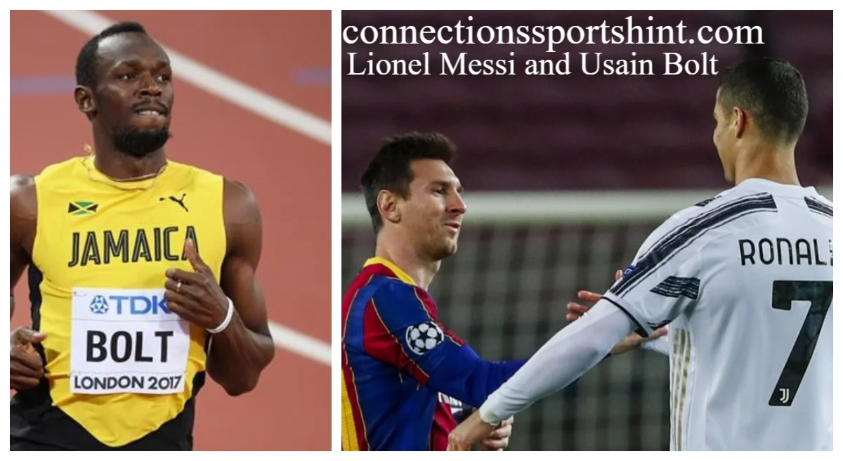 Lionel Messi and Usain Bolt