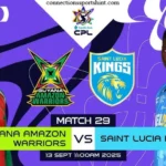 St Lucia Kings vs Guyana Amazon Warriors Timeline: Epic Rivalry Revealed