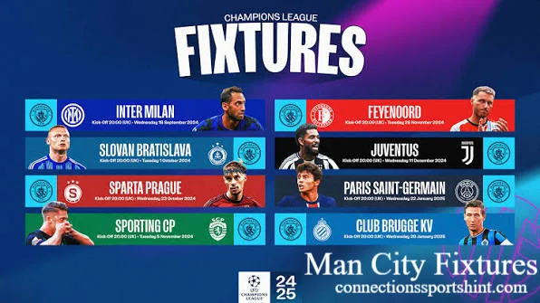 Man City Fixtures