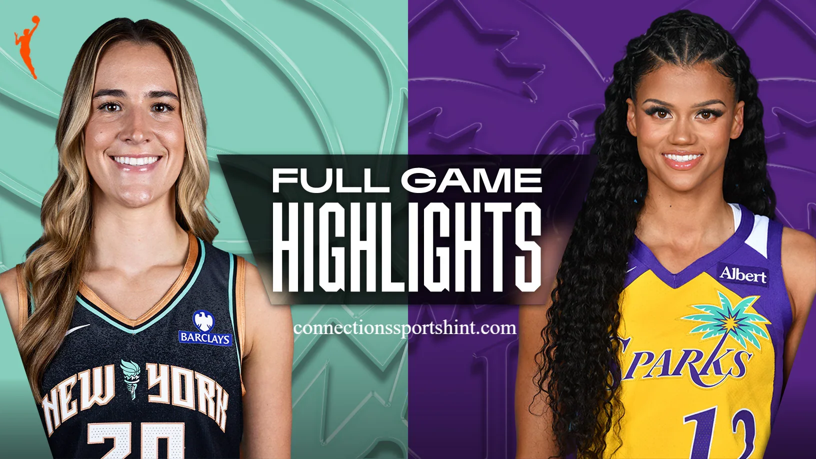 New York Liberty vs Los Angeles Sparks Match Player Stats