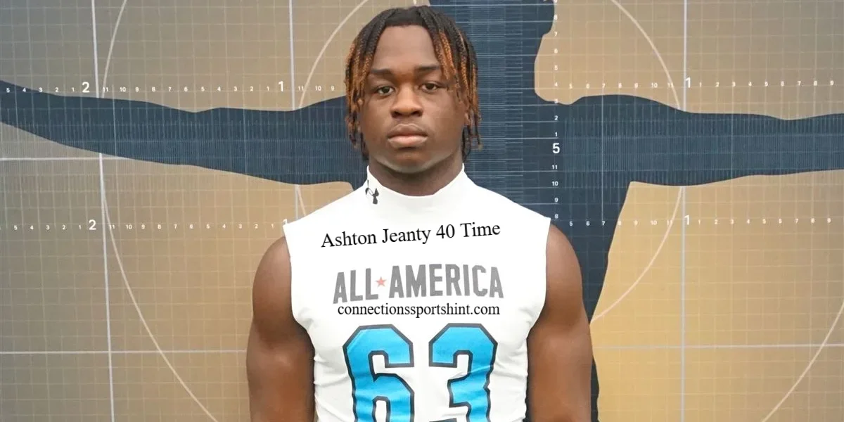 Ashton Jeanty 40 Time