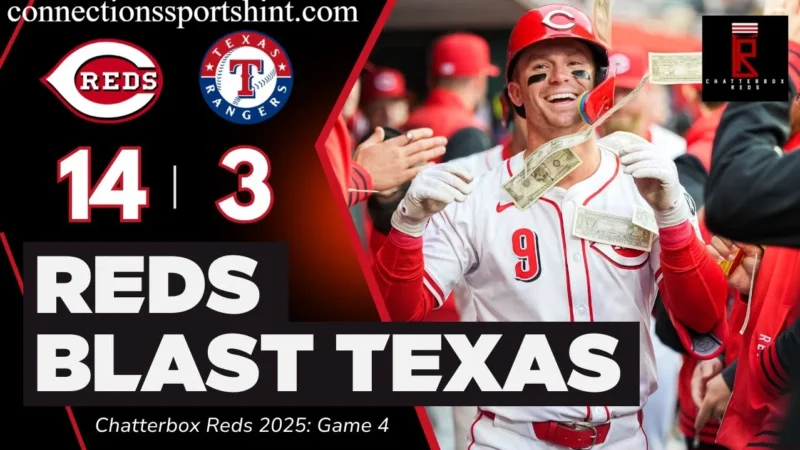 Cincinnati Reds vs Texas Rangers Match Player Stats: Box Score & Results