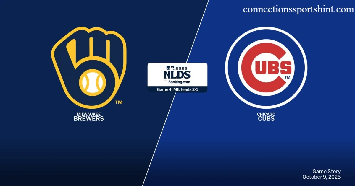 Milwaukee Brewers vs Chicago Cubs Timeline