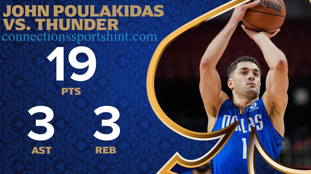 Oklahoma City Thunder vs Dallas Mavericks Match Player Stats