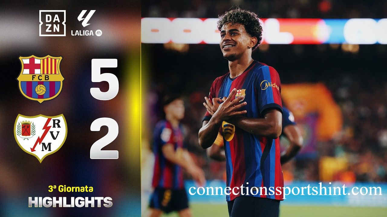 FC Barcelona vs Rayo Vallecano Timeline