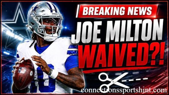 Joe Milton News